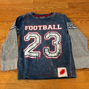 Mish Boys Kid’s Blue Long Sleeve T-Shirt Size 5
